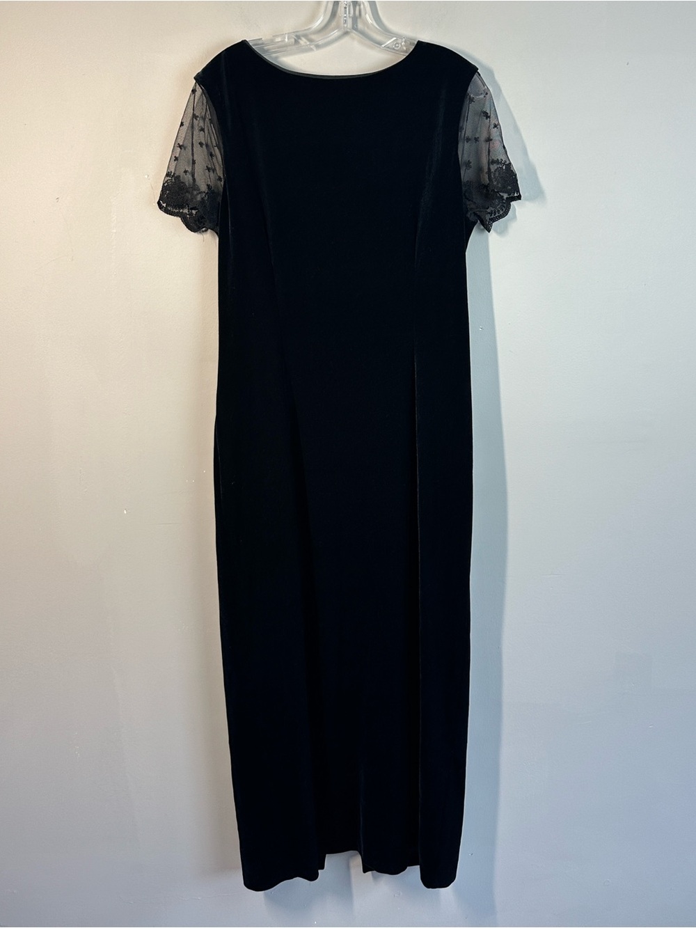 Robbie Bee Vintage Velvet Whimsigoth Dark Romantic Maxi Dress Size 16 Goth